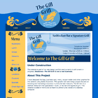 Web Design - The Gill Grill